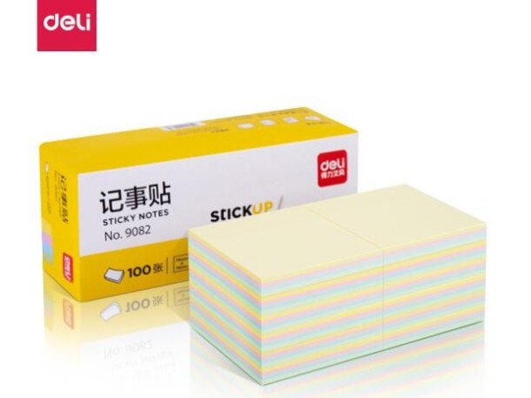 得力（deli） 9082便利貼粘性便簽紙