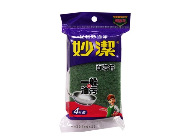 妙潔0073 廚房清潔百潔布 4片裝