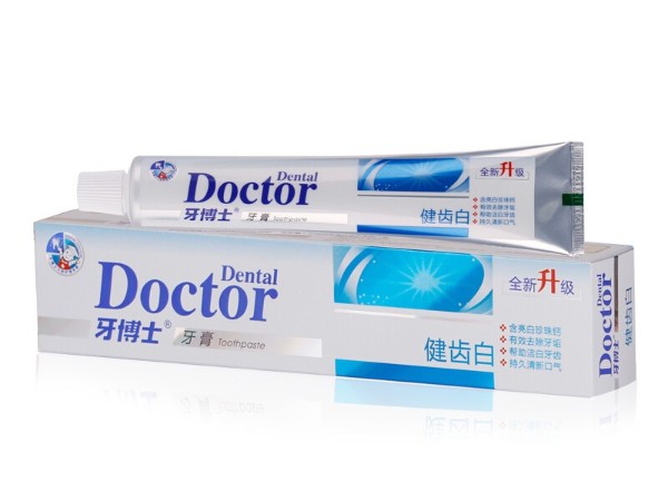 牙博士180G 除漬增白牙膏