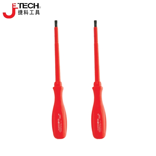 捷科（JETECH） IS0長度75mm絕緣螺絲批 一字