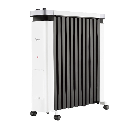美的Midea 取暖器 NY2212-18C 12片電熱油汀 三檔調(diào)溫 功率2200W 立