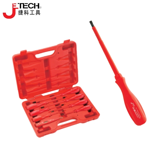 捷科（JETECH） IS0長度75mm絕緣螺絲批 一字