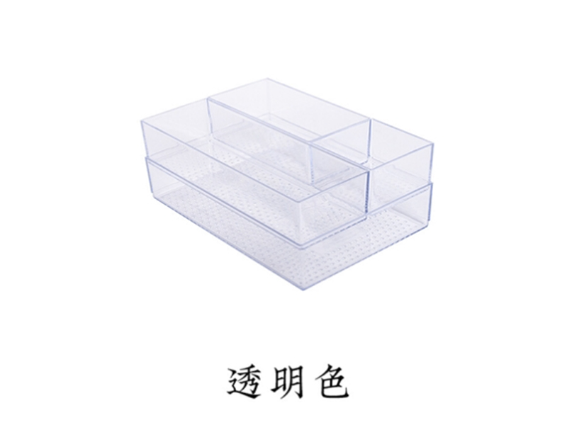 廚房抽屜收納分隔盒（中號透明）_透明收納采購